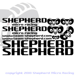 Dekorbogen ''Shepherd'' schwarz