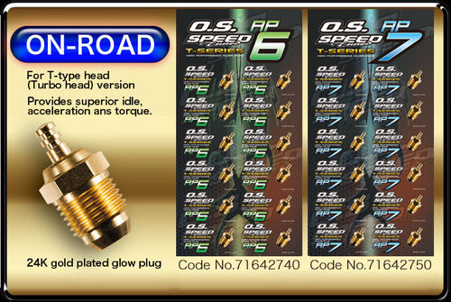 OS Engine Turbo Glow Plug Nr.7 / Gold Edition